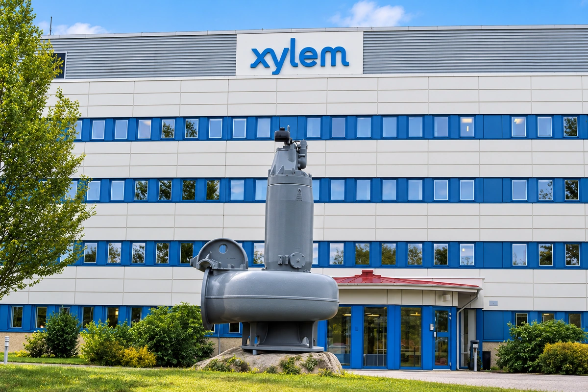 Производственная площадка Xylem и насос Flygt